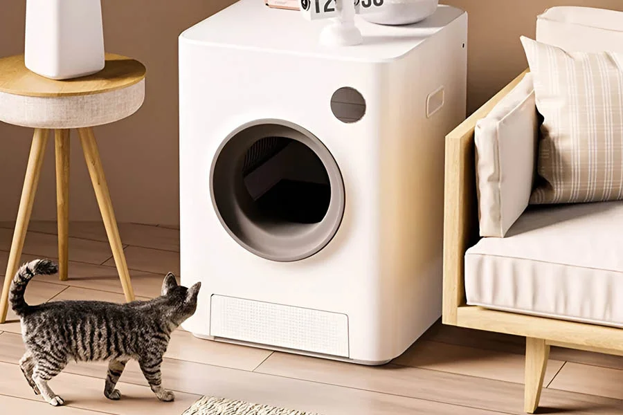 electronic kitty litter box