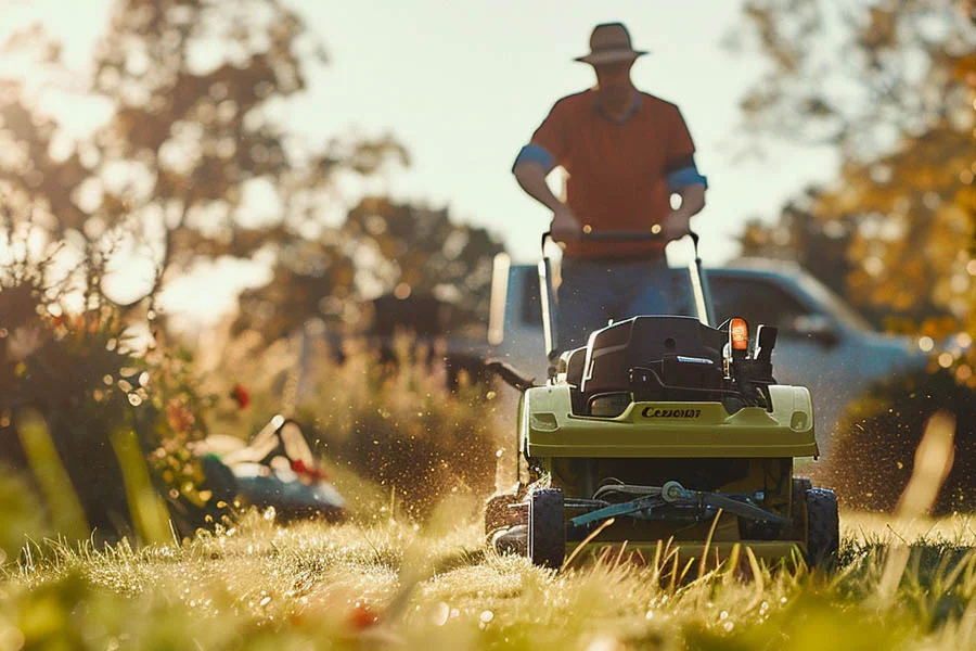 self propeller lawn mower