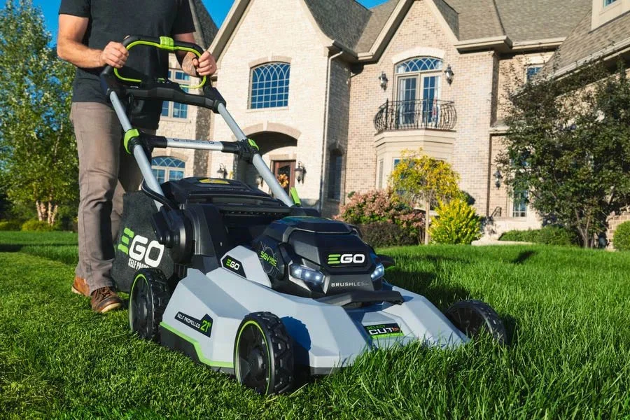 small battery operated lawn mower